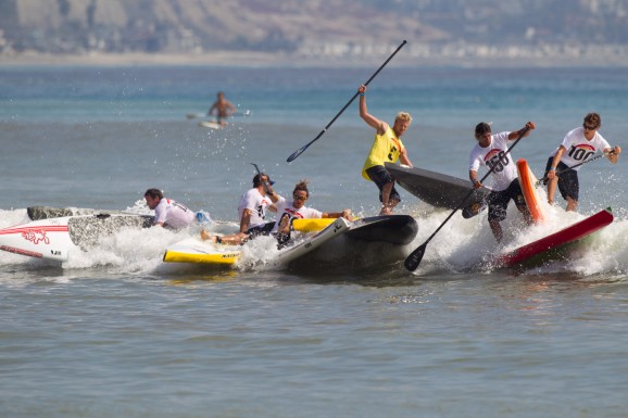 Battle of The Paddle buoy turns... chaos!