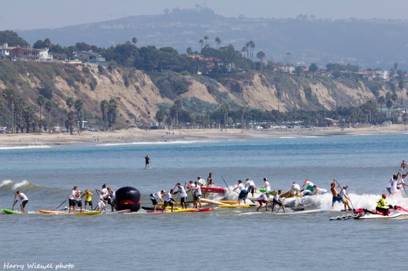Battle of the Paddle SUP race chaos