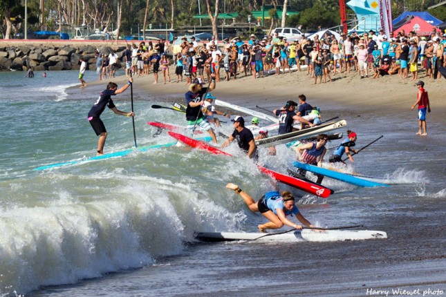 Battle of the Paddle shorebreak