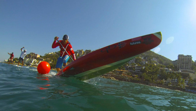 Fernando Stalla SUP racing in Mexico