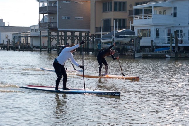 Freezin For A Reason Stand Up Paddle race