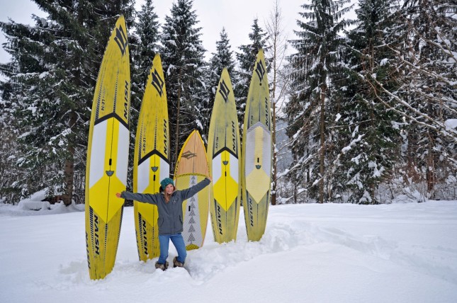 Manca Notar's Naish SUP Race boards