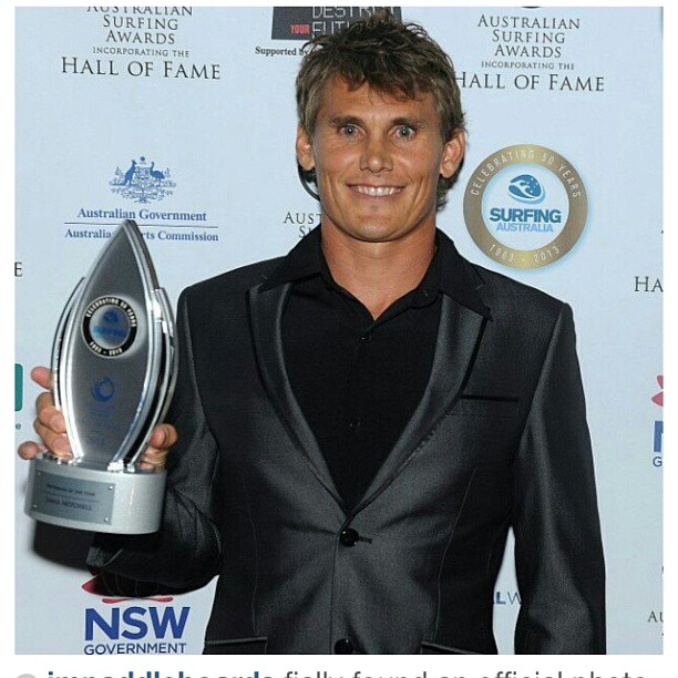 Jamie Mitchell Surfing Australia awards