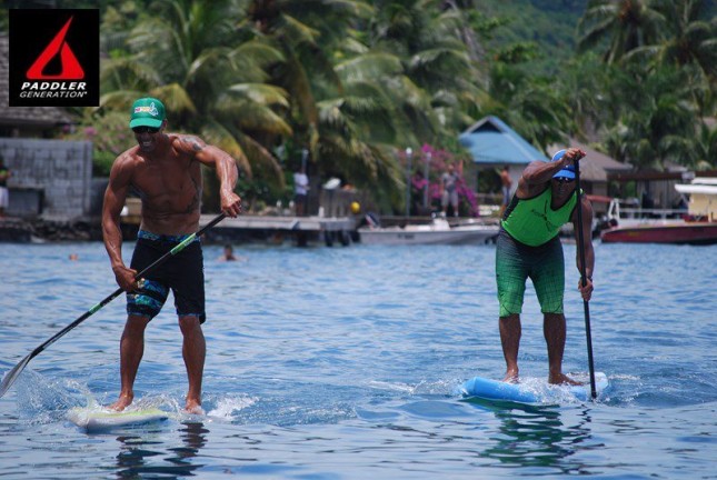 SUP Racing in Tahiti - Taaroa Race (2)