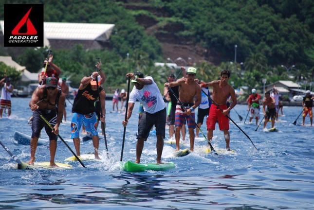 SUP Racing in Tahiti - Taaroa Race (4)