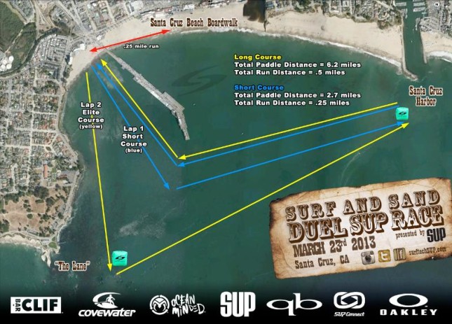 Surf & Sand Duel SUP Race Santa Cruz