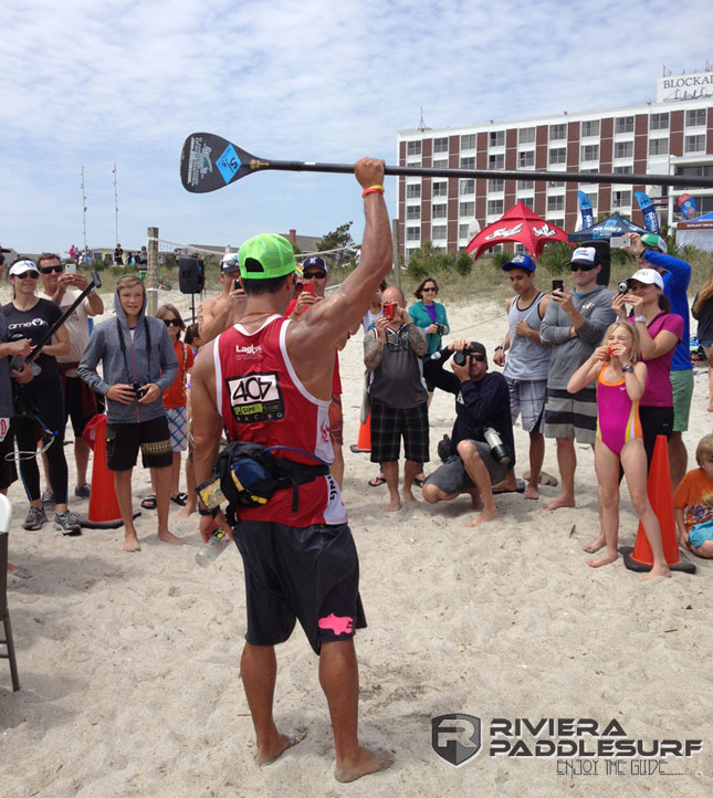 Danny Ching wins the Carolina Cup SUP race
