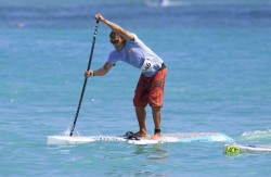 Jamie Michell racing Stand Up Paddleboards