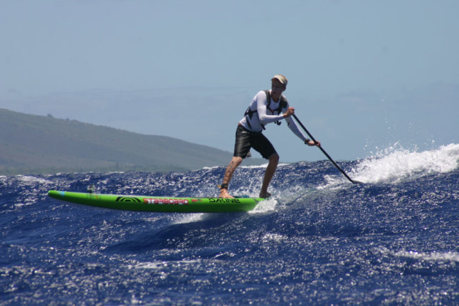 Connor Baxter downwind racing