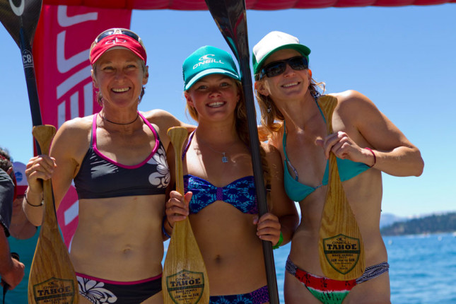 Fiona Wylde Lake Tahoe SUP