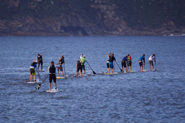 Stand Up Paddle Race in Houts Bay South Africa