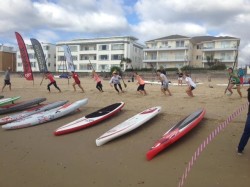 BaySUP Survivor Stand Up Paddle race in the UK