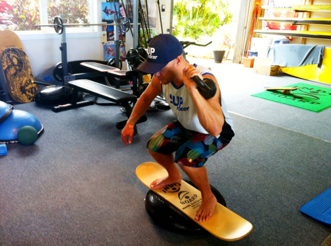 Indo Board Stand Up Paddle Training