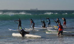 Downwind Dash Stand Up paddle race South Africa