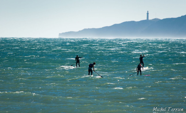 Downwind paddling in France