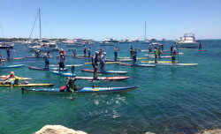 The Doctor stand up paddle race