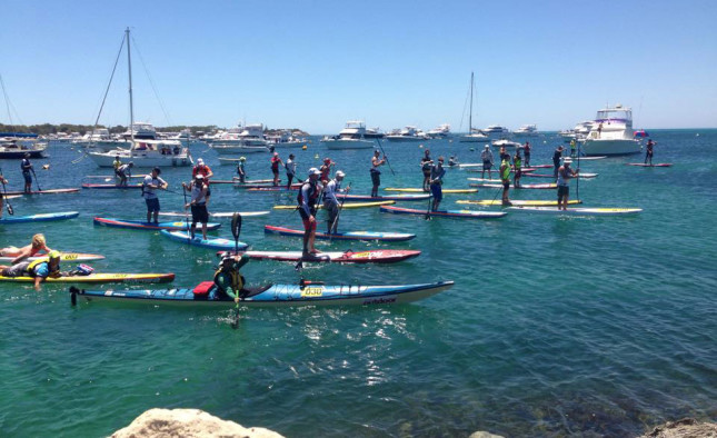 The Doctor stand up paddle race western australia