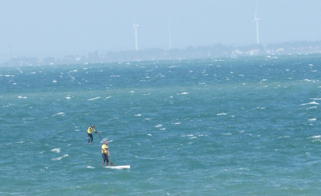 stand up paddle downwind run