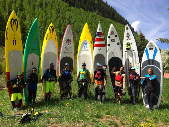 Mike Tavares whitewater Stand Up Paddle