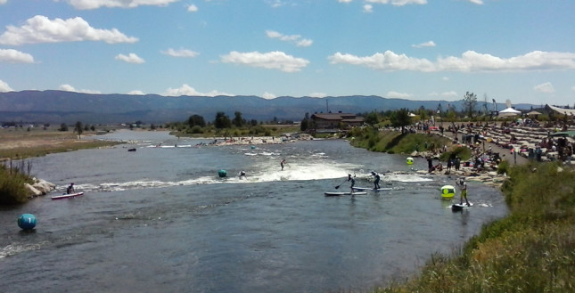 Payette River games SUP