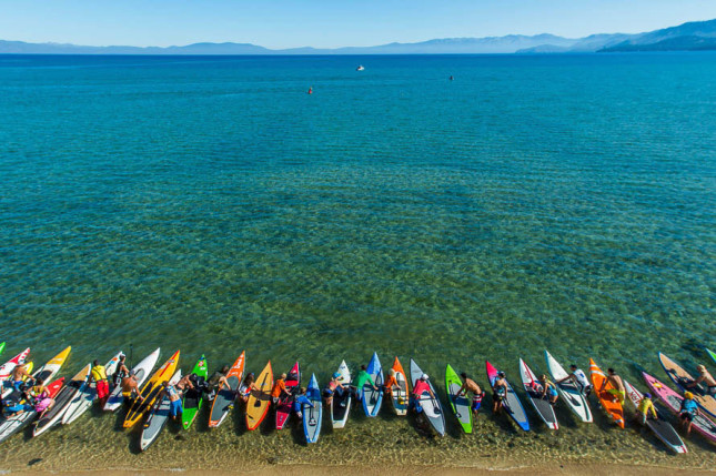 Race The Lake of the Sky SUP Lake Tahoe