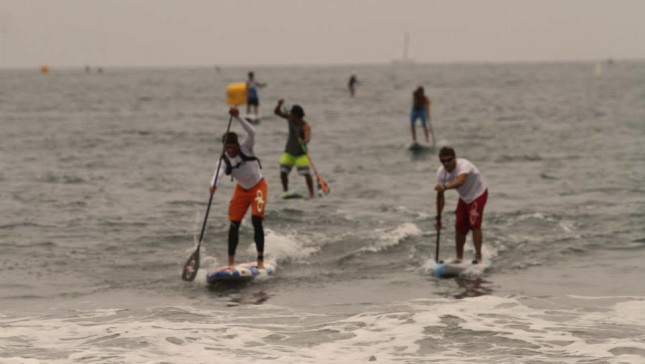 Santa Monica Pier SUP Race 1