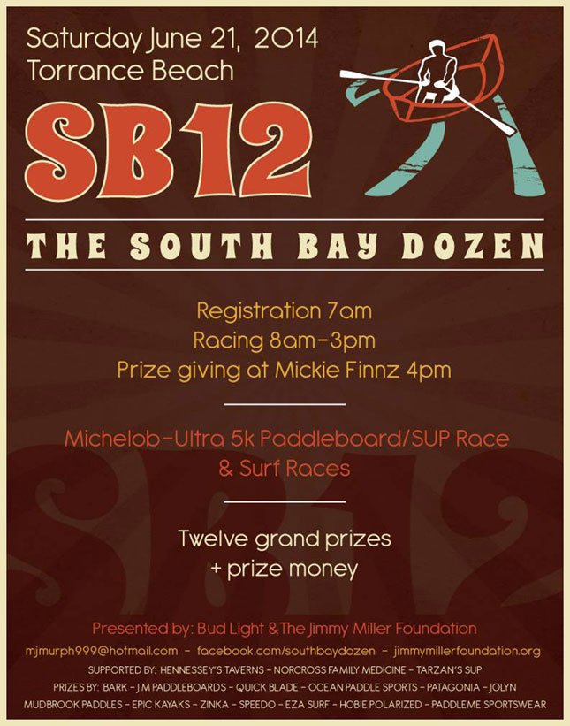 South Bay Dozen paddleboard race