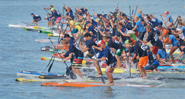 Battle of the Paddle Elite Race start