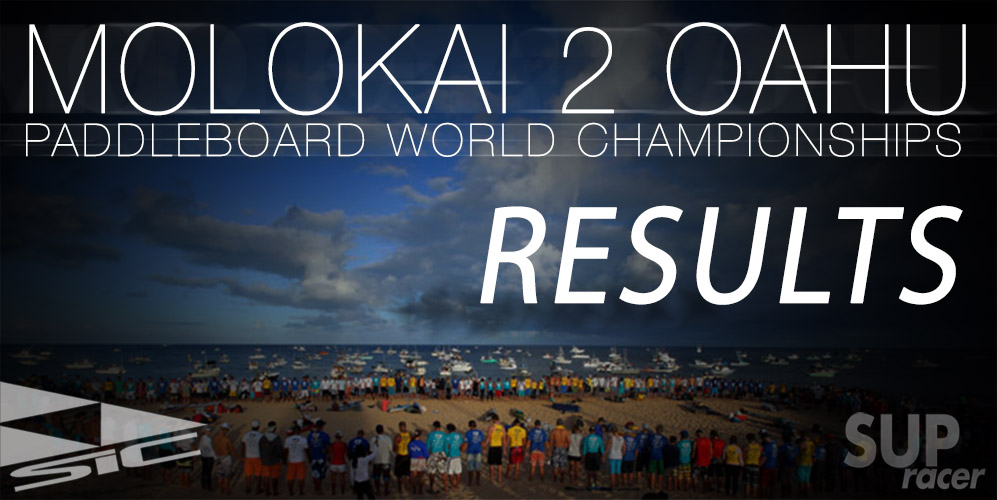 Molokai 2 Oahu SUP race results