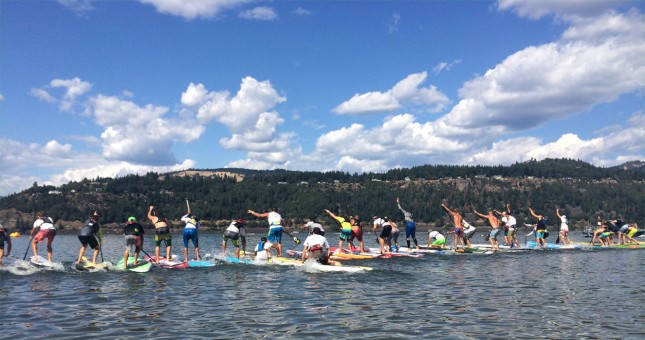 Gorge Paddle Challenge men's elite race