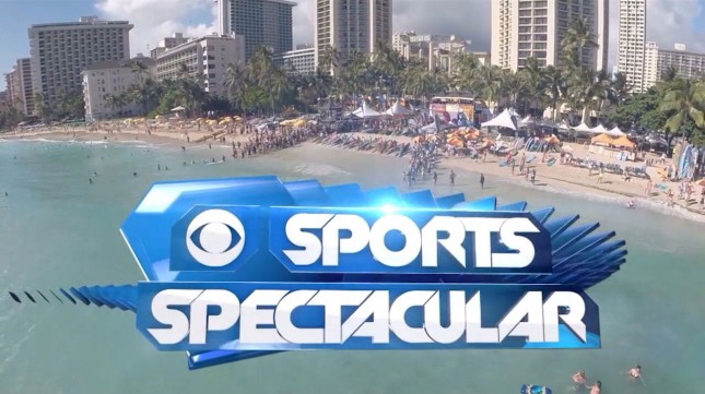 CBS Sports Spectacular stand up paddling