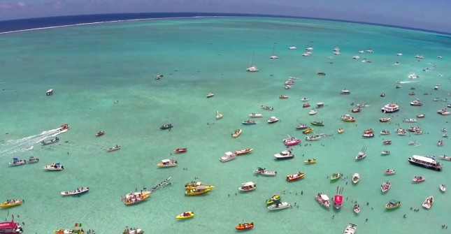 Bora Bora outrigger race