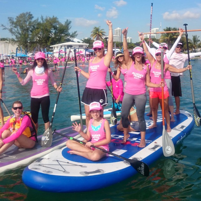 Stand Up For The Cure stand up paddle event Miami