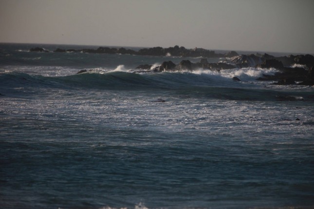 Broken stand up paddle board