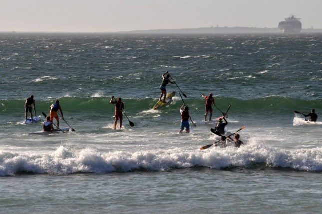 Downwind Stand Up Paddling in South Africa