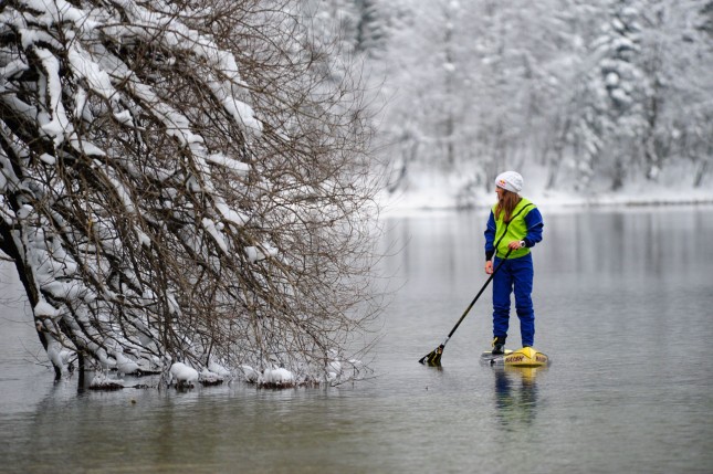 Manca Notar Stand Up Paddling Lake Bohinj