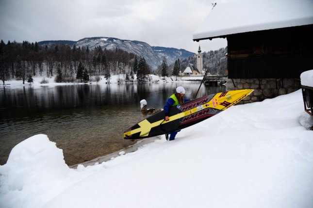 Stand Up Paddling in Slovenia