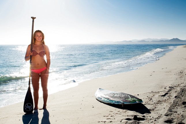Fiona Wylde Stand Up Paddle