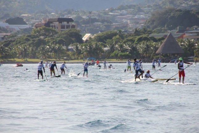 Air France stand up paddle festival Tahiti