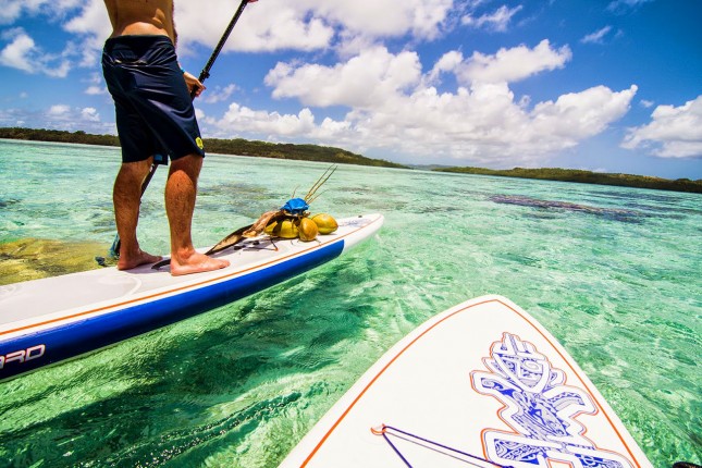 Bart de Zwart stand up paddling around the world