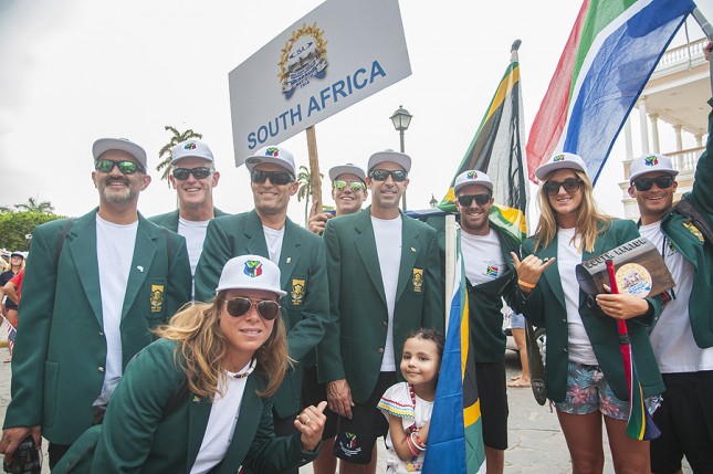 South Africa stand up paddling team