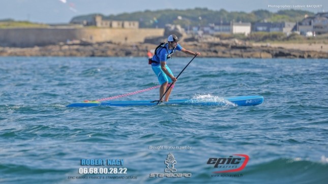 Vincent Verhoeven stand up paddling