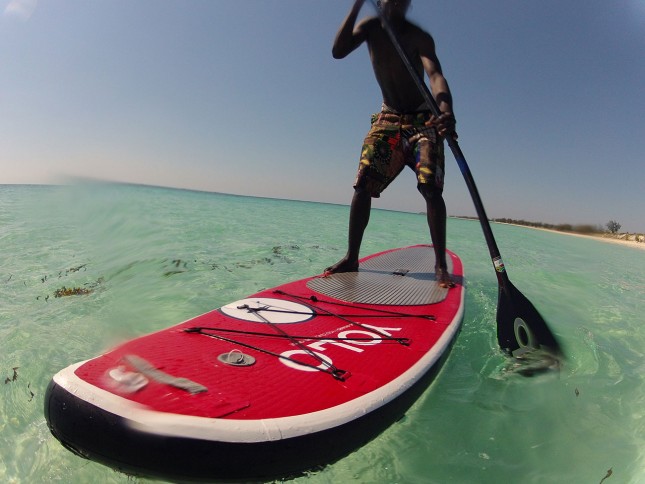 stand up paddling in Africa