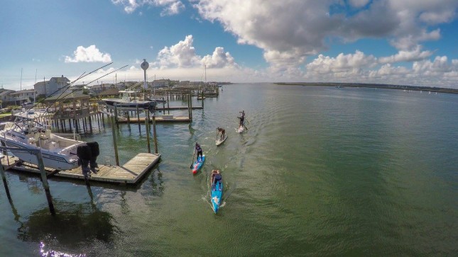 Surf to Sound stand up paddle race NC