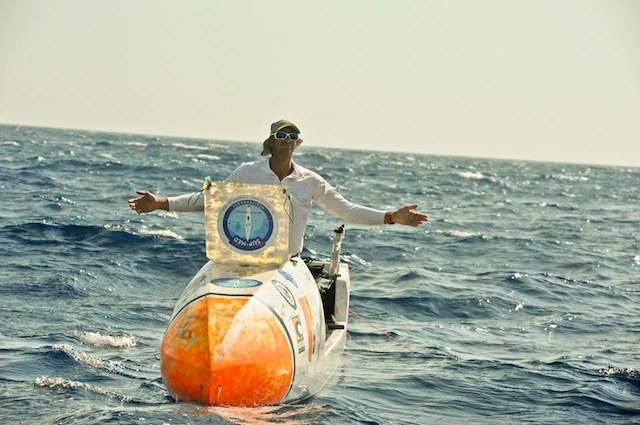 Transatlantic stand up paddling crossing