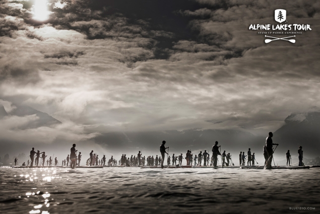 GlaGla stand up paddle race lac d'annecy