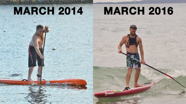 Dyllan Constable's SUP body transformation