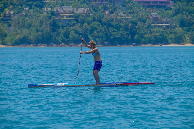 stand up paddling in Phuket Thailand
