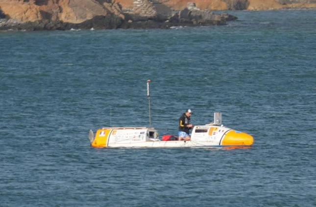 Nicolas Jarossay stand up paddle transatlantic