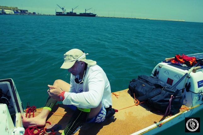 Nicolas Jarossay stand up paddle transatlantique